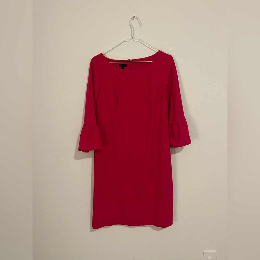Talbots Pink 3/4 Sleeve Shift Dress